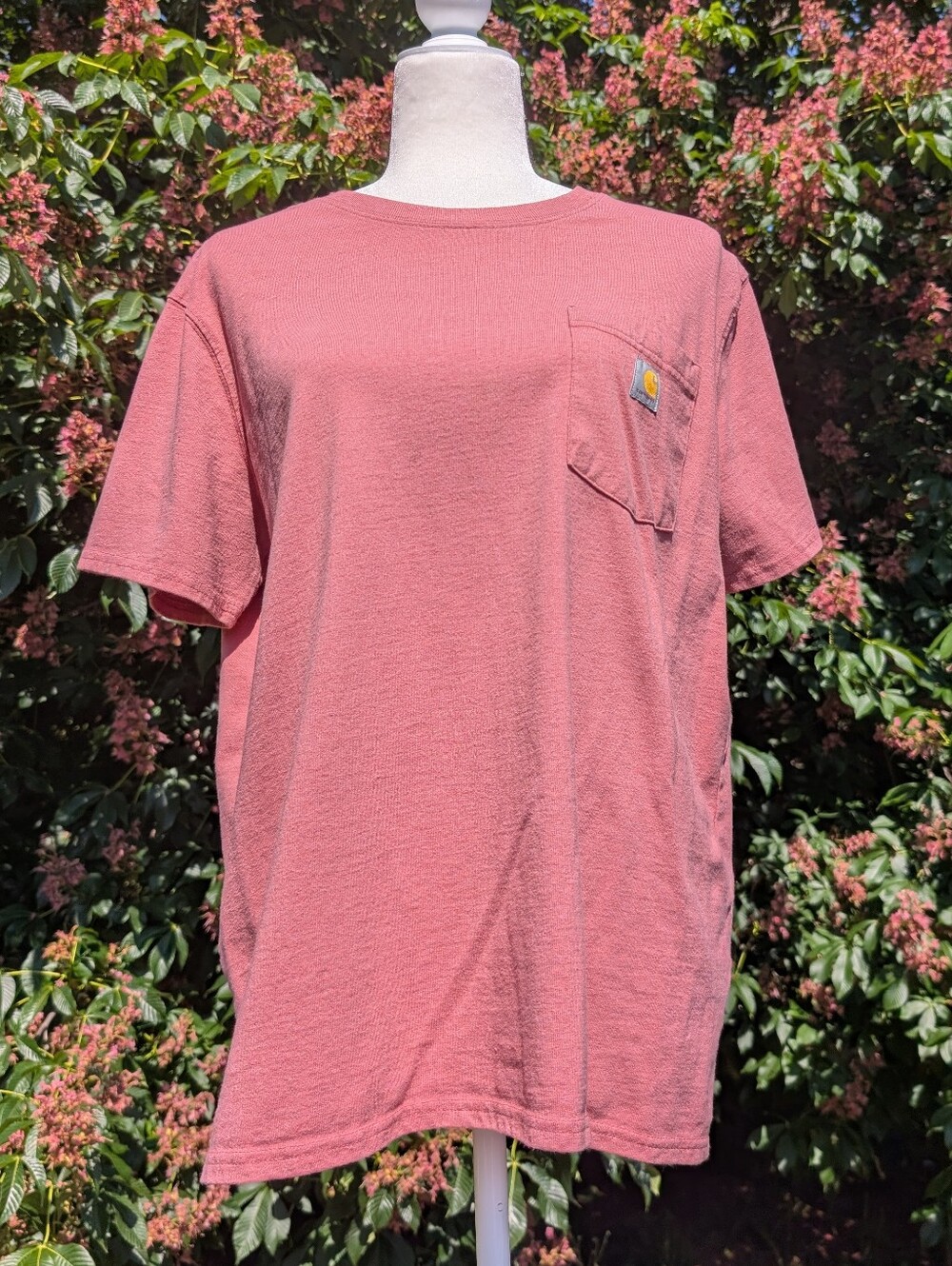 Carhartt Short-Sleeve Pocket Tee in Rose